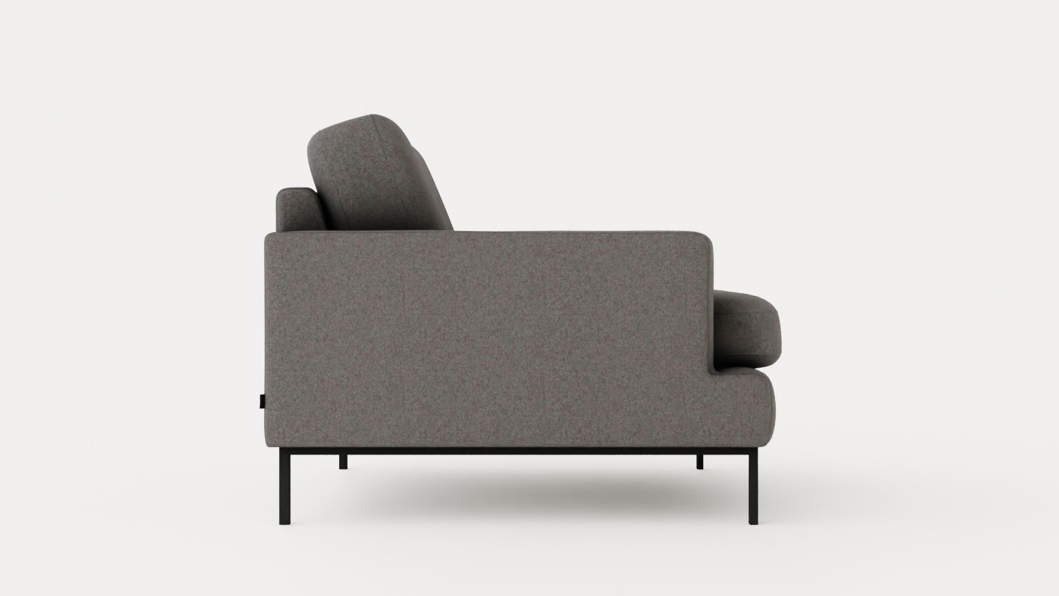 Francis armchair Low-poly 3D model_2