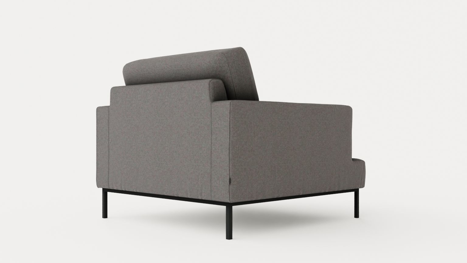 Francis armchair Low-poly 3D model_3