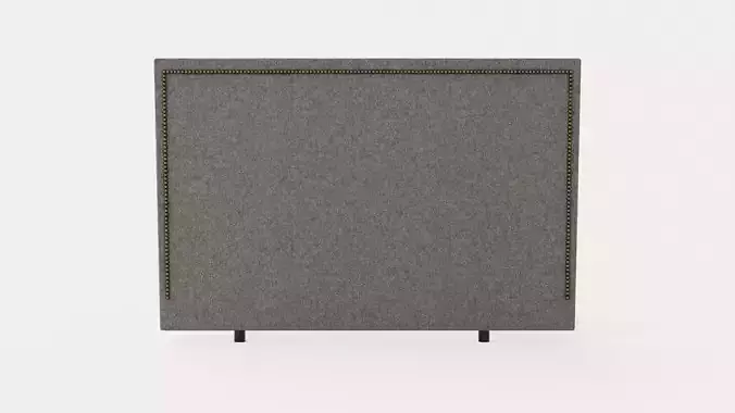 St Clair headboard - Brass rivets