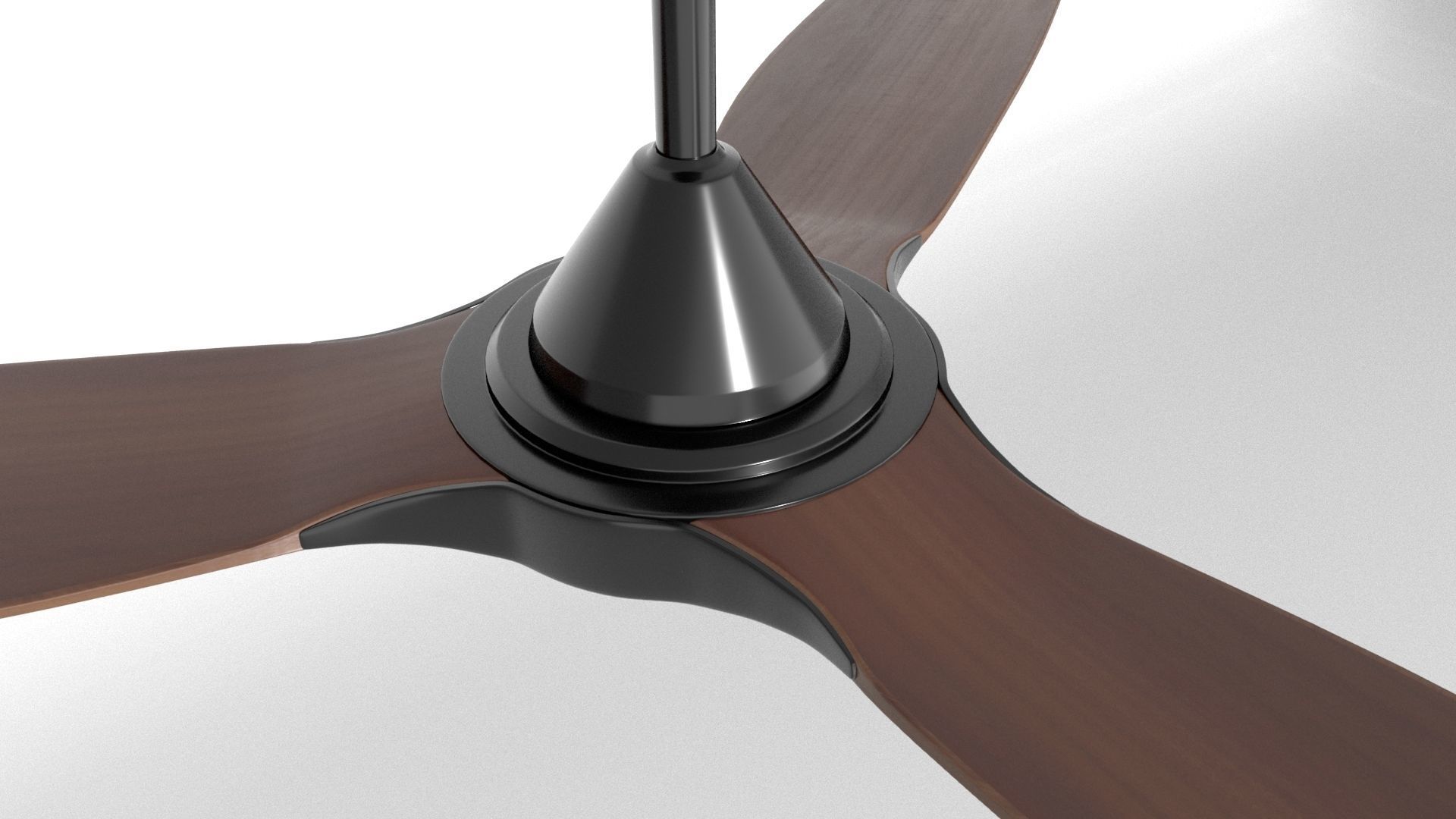 Ceiling fan 04 Low-poly 3D model_4