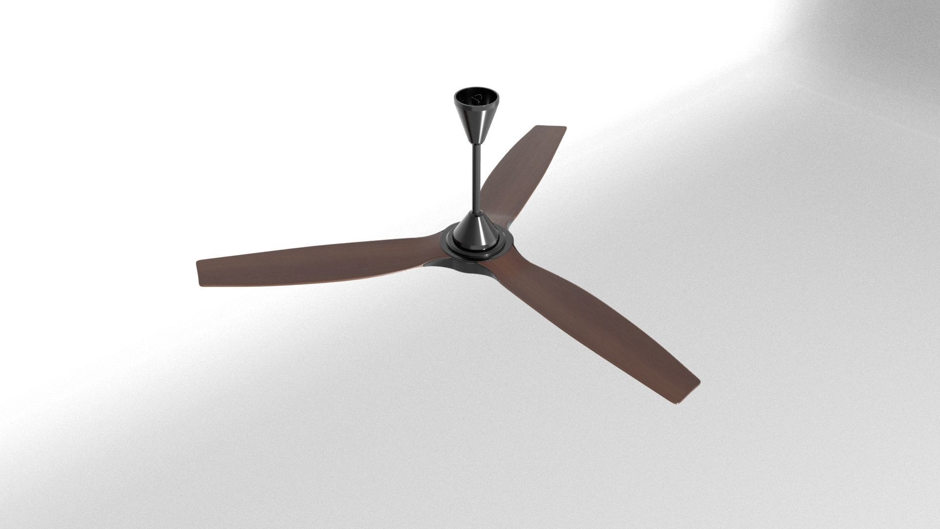 Ceiling fan 04 Low-poly 3D model_3