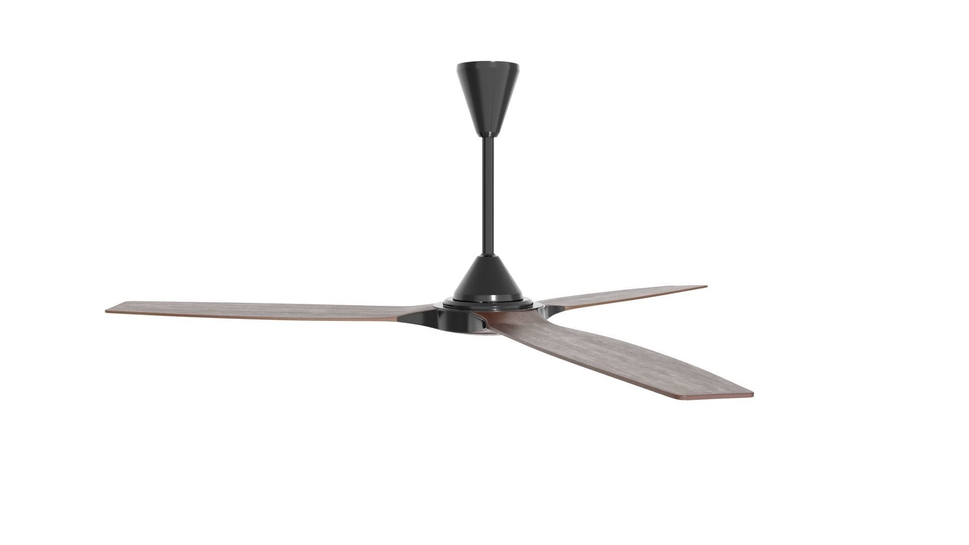 Ceiling fan 04 Low-poly 3D model_5