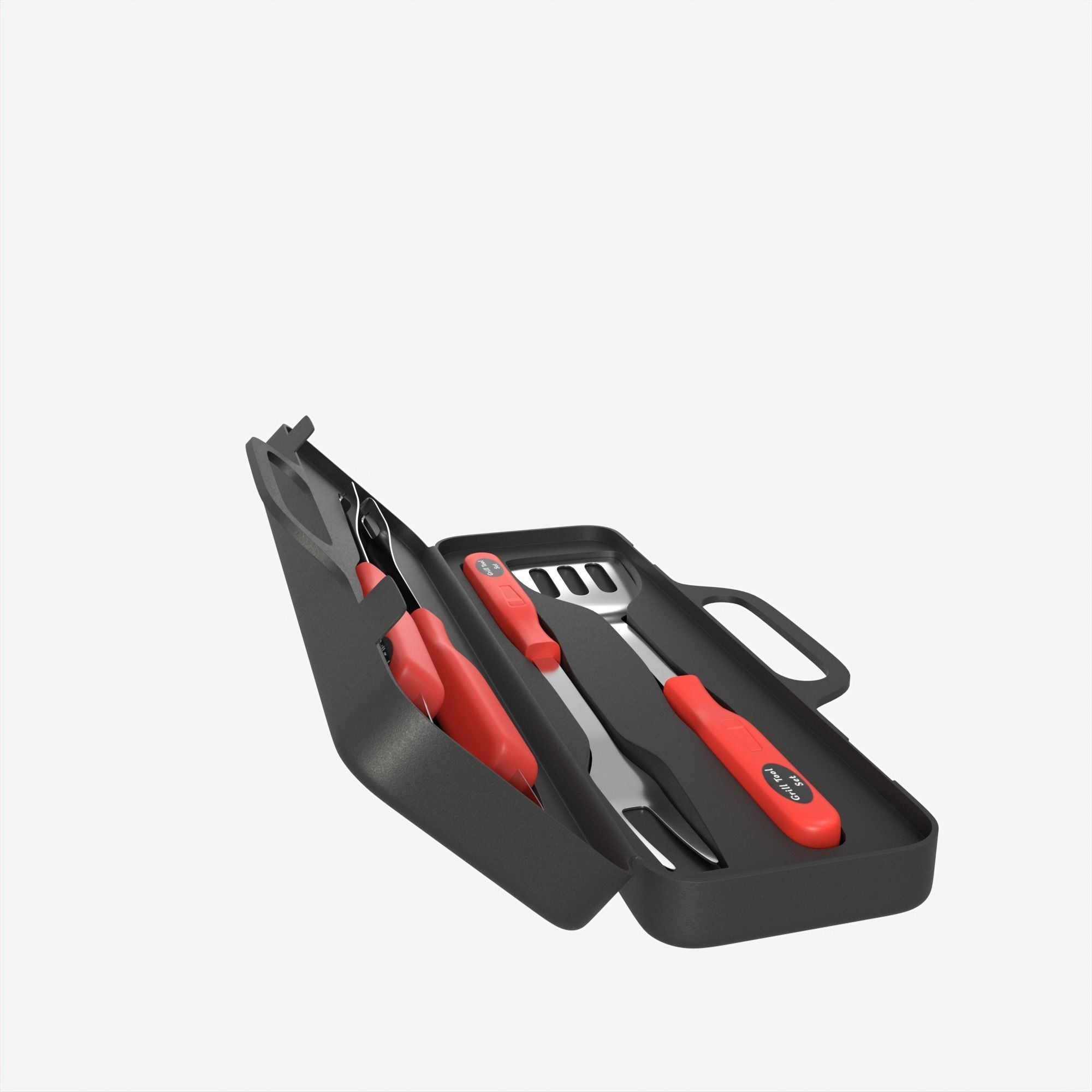 BBQ tool set 3D model_14
