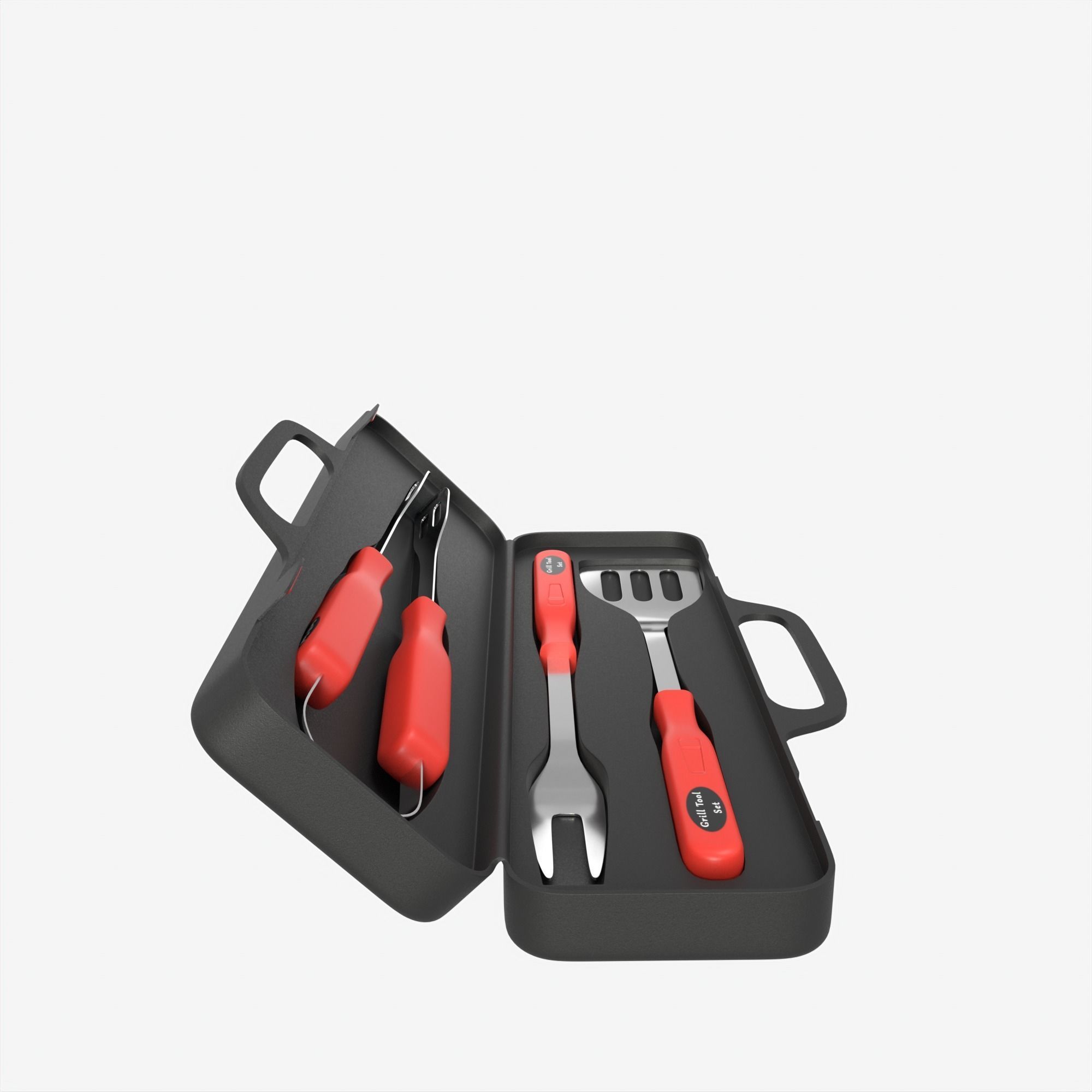 BBQ tool set 3D model_13