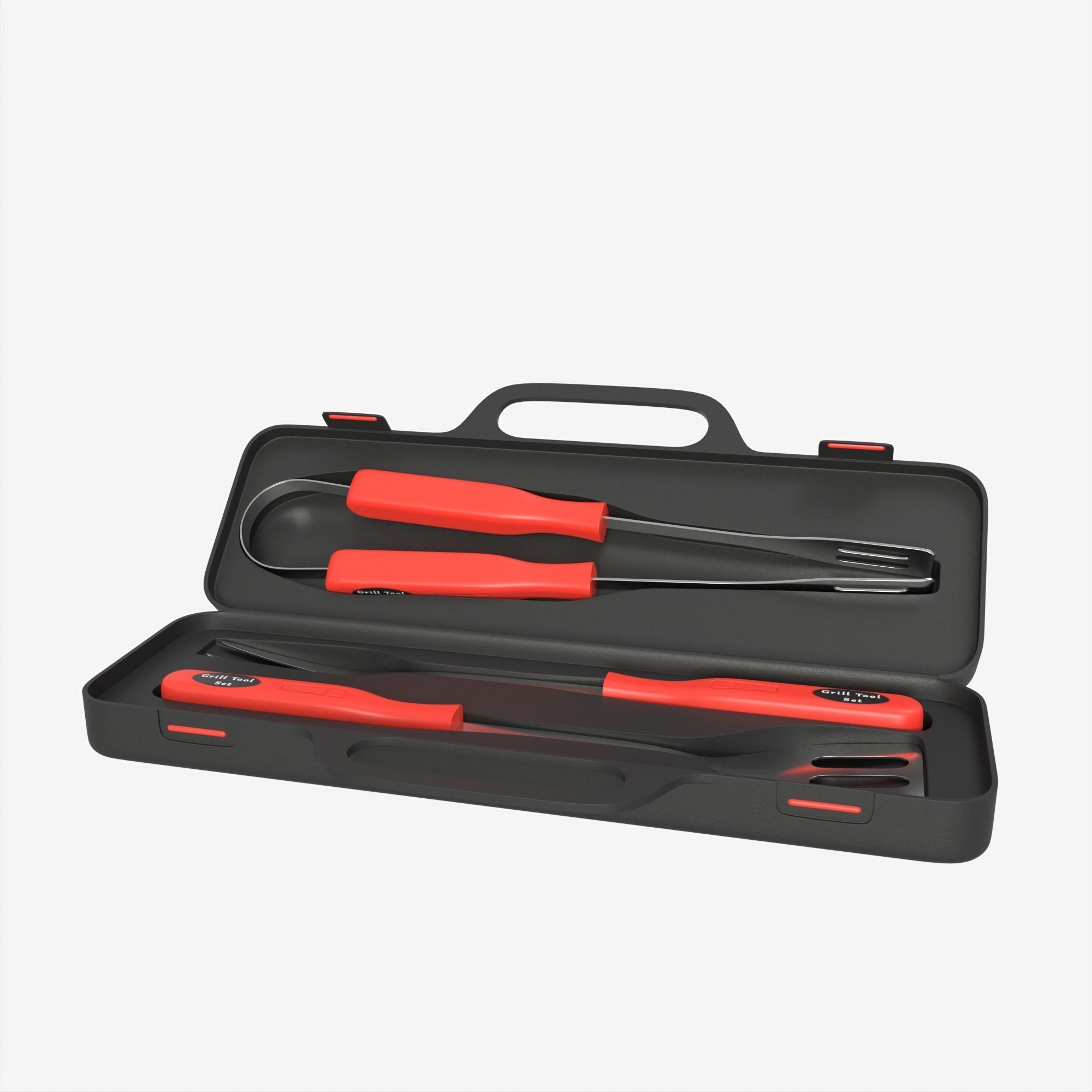 BBQ tool set 3D model_30