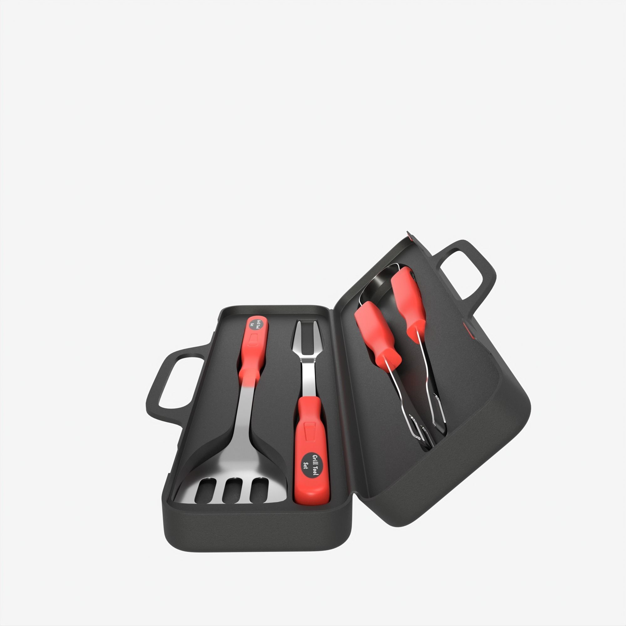 BBQ tool set 3D model_25
