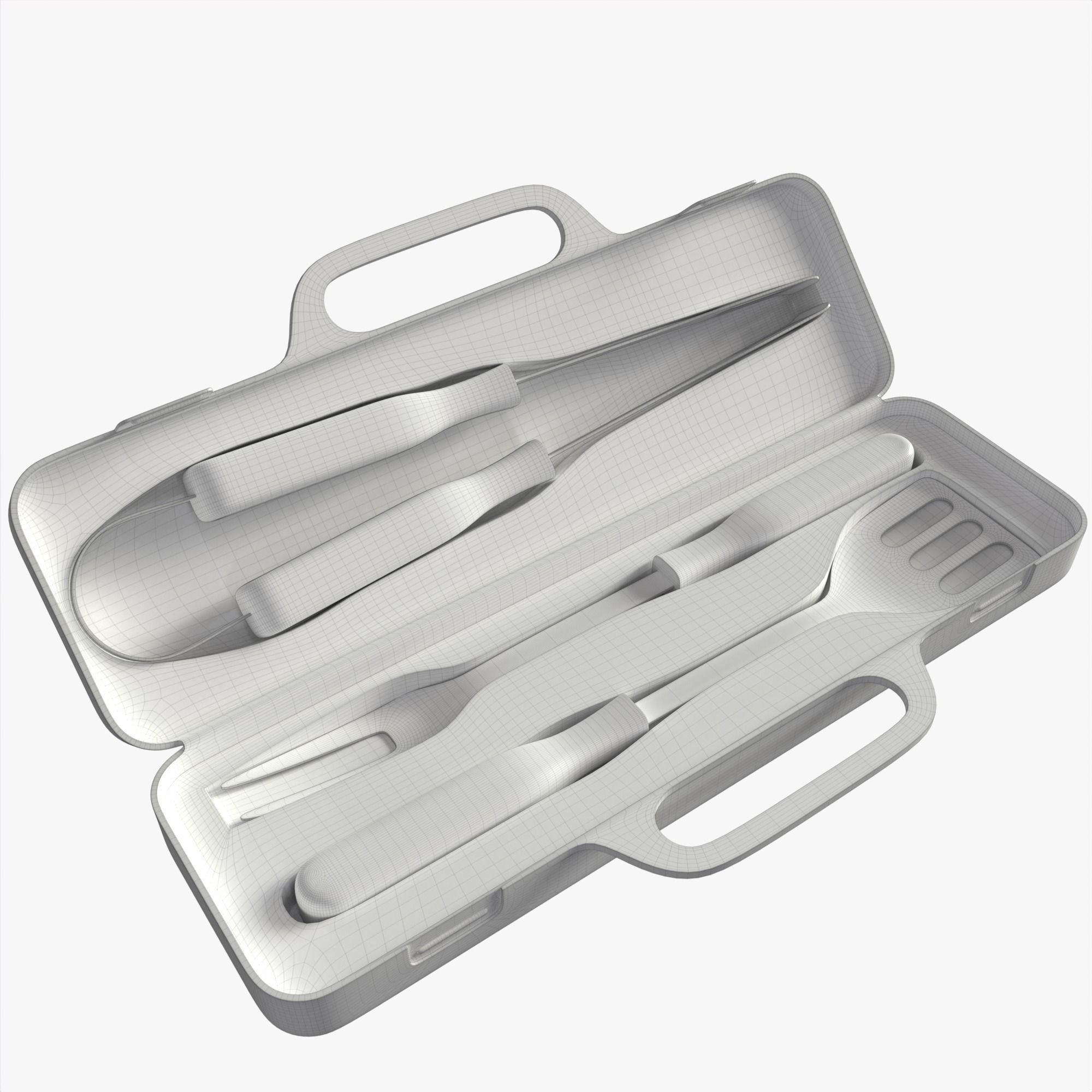 BBQ tool set 3D model_31