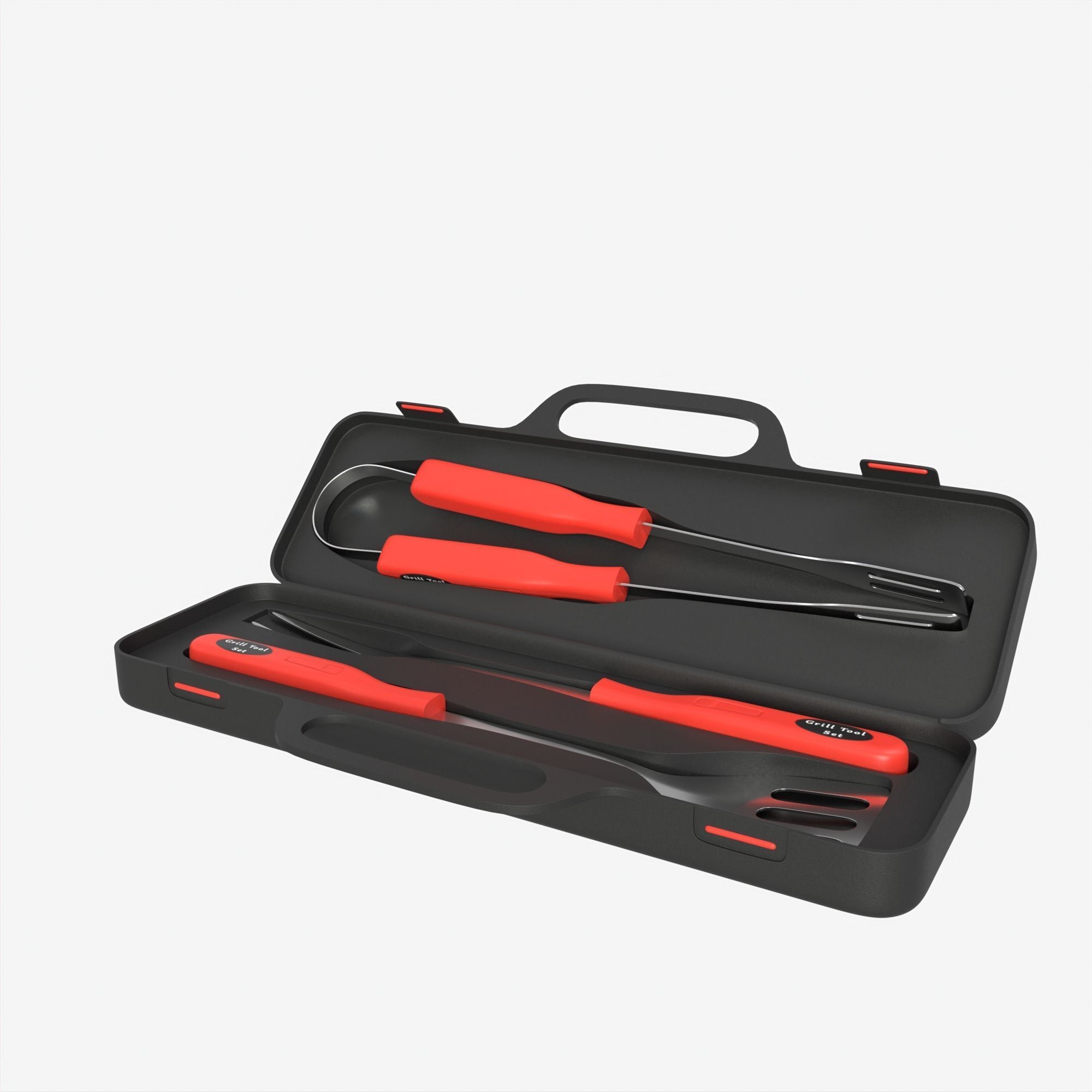 BBQ tool set 3D model_29