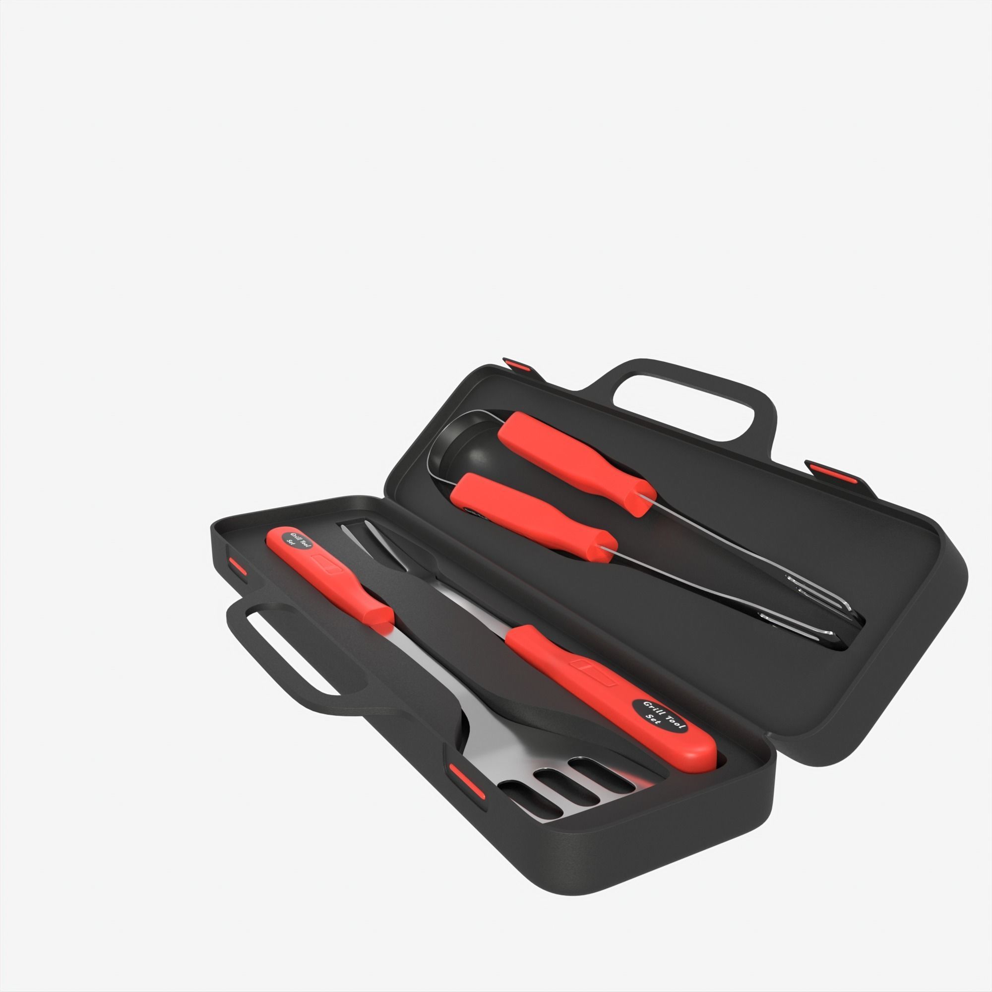 BBQ tool set 3D model_27