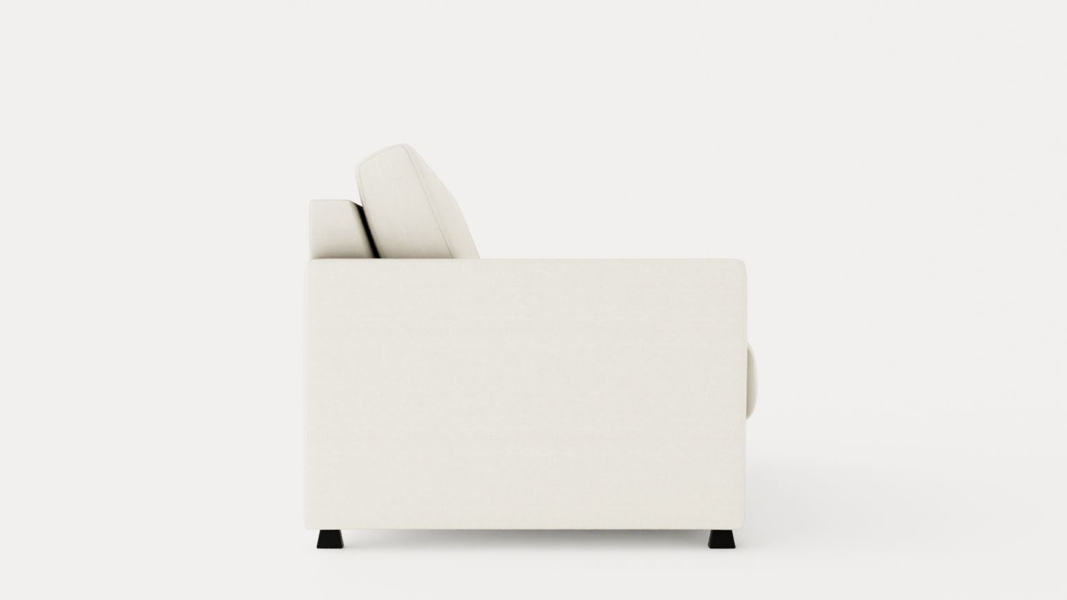 Harmony 3-seat sofa-bed Low-poly 3D model_2