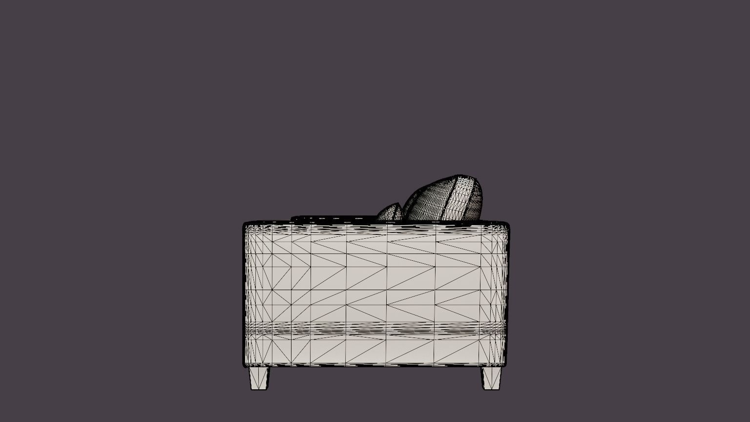 Nevada 3-seater TDA Low-poly 3D model_7