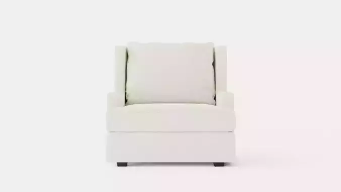 Mercer armchair Low-poly 3D model