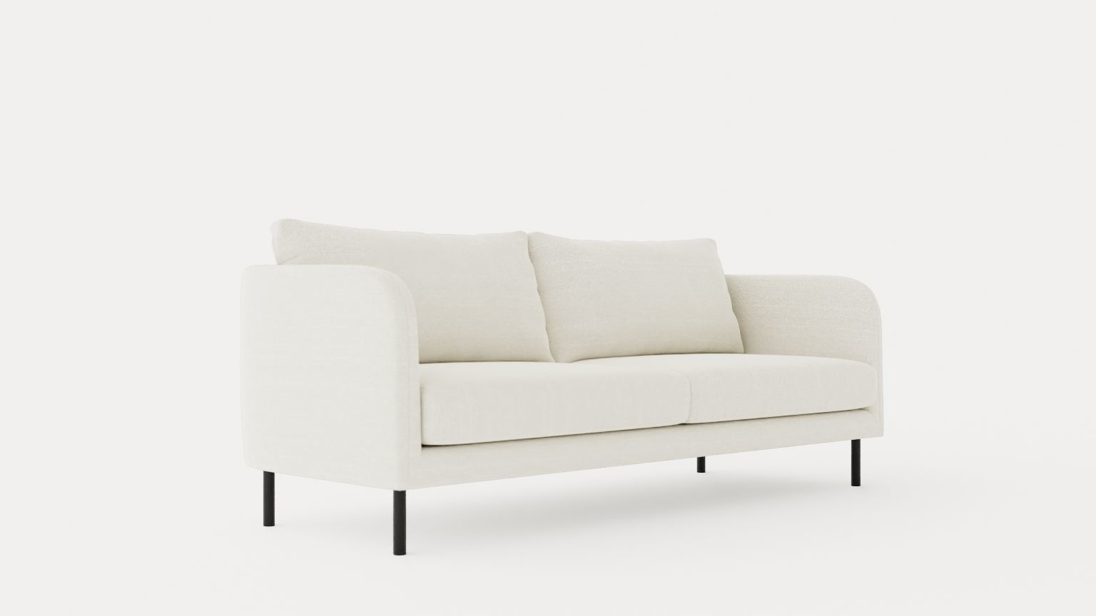 Rhode Island 3-seater sofa Low-poly 3D model_1