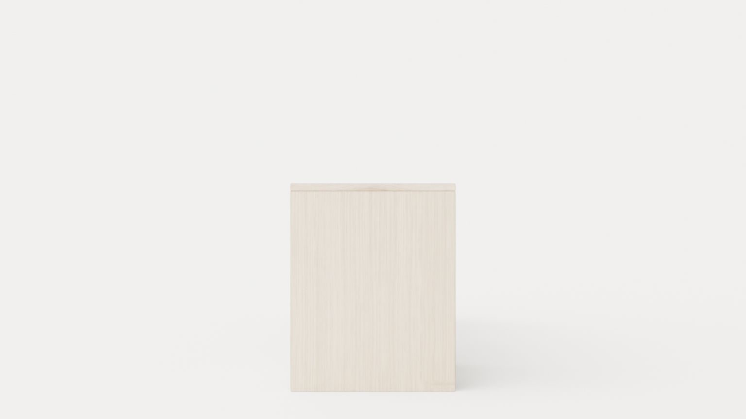 William bench left drawer white oiled Low-poly 3D model_2