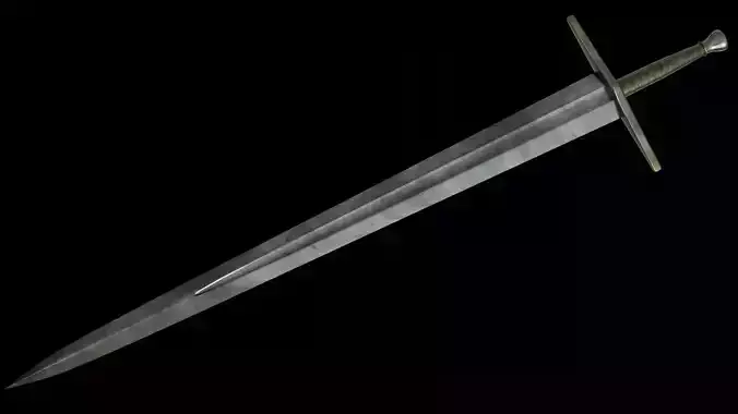 Realistic Medieval Knightly Sword