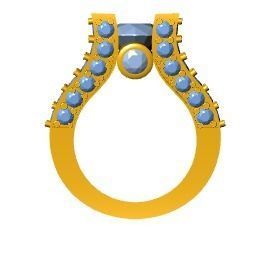 SOLITER FULL DAIMOND RING 3D print model_2