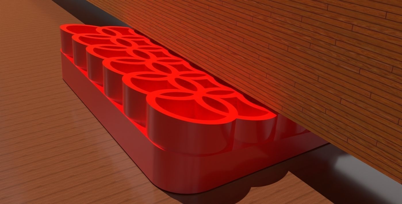 A circle themed doorstop 3D print model_7