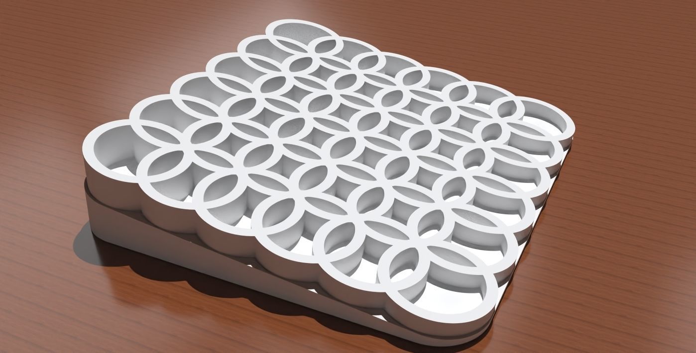 A circle themed doorstop 3D print model_3