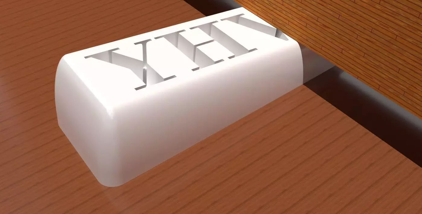 A YHVH themed doorstop 3D print model