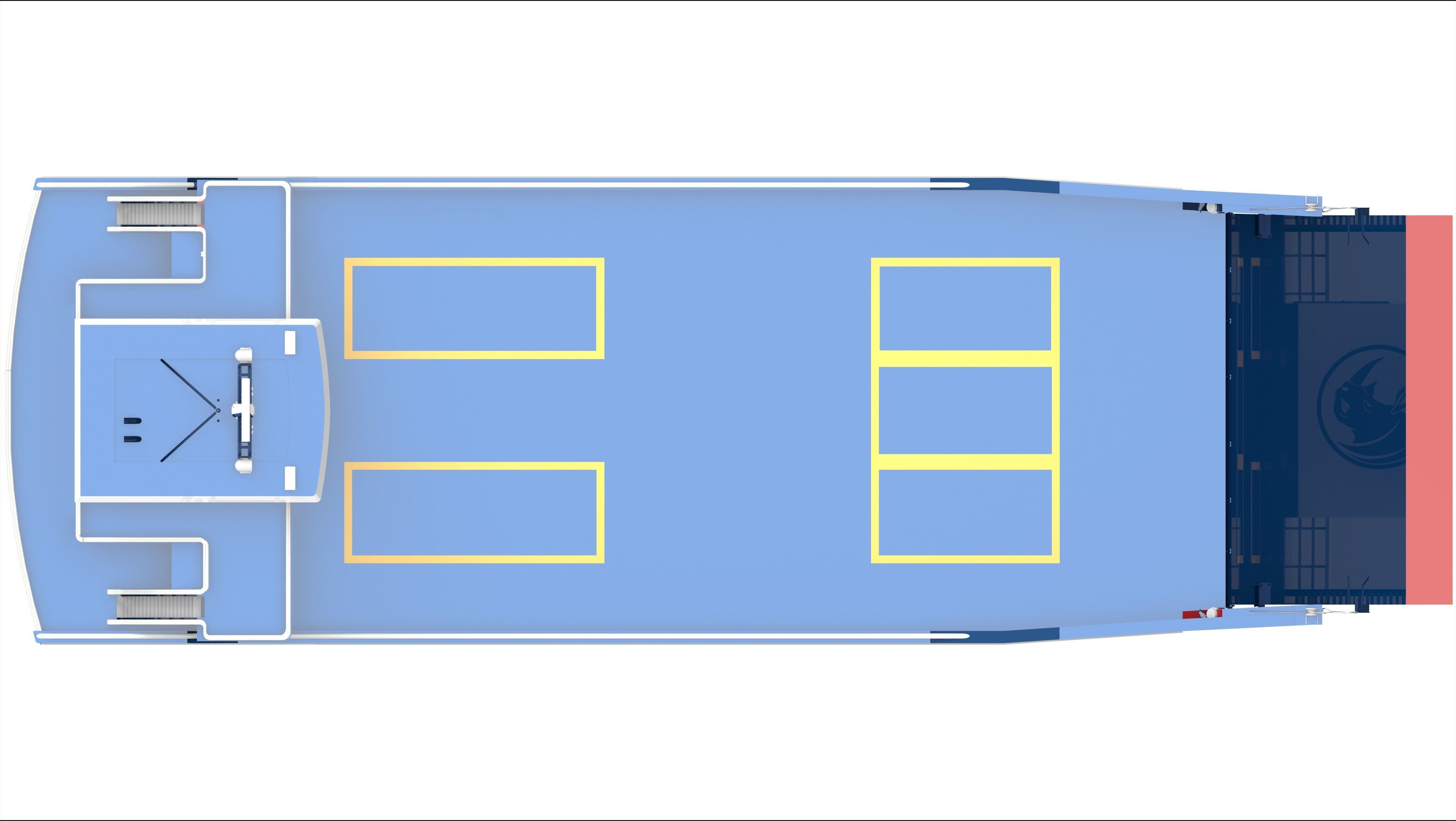 Landing Craft Unit  Low-poly 3D model_5