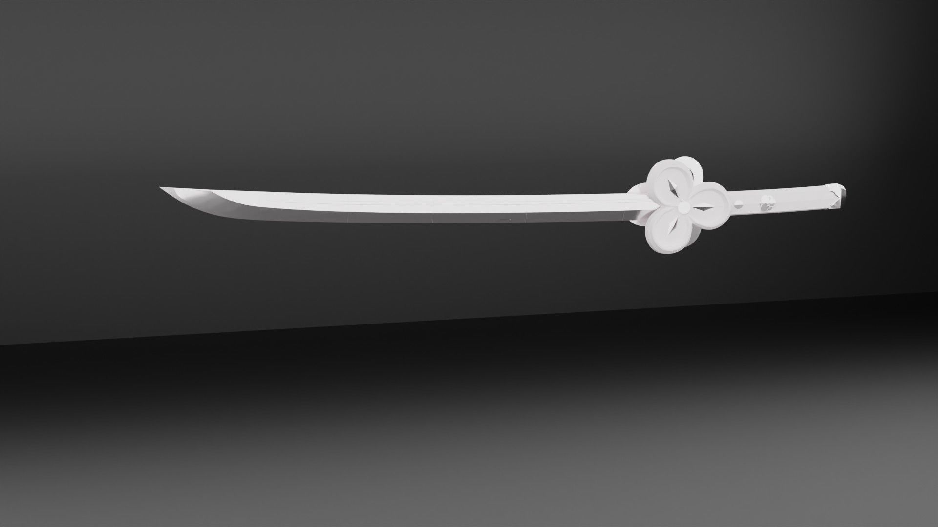 Genshin impact Chiori Sword Uraku Misugiri  sword 3d print model 3D print model_8