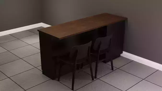 IKEA Kitchen Island with Chairs