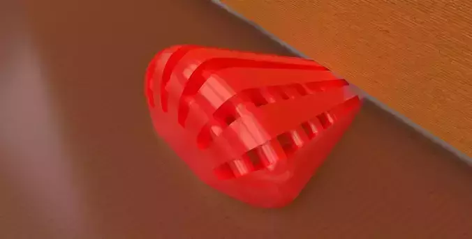 A fully printable doorstop