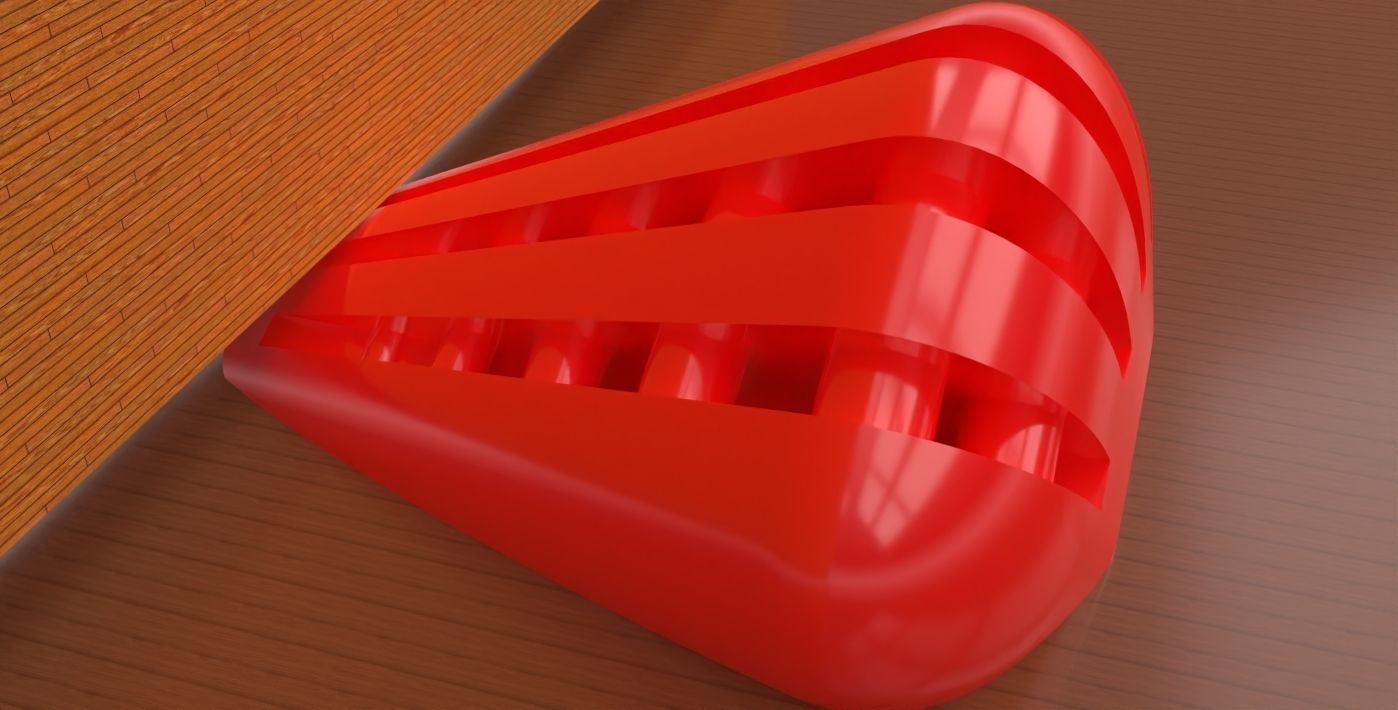 A fully printable doorstop 3D model 3D printable | CGTrader