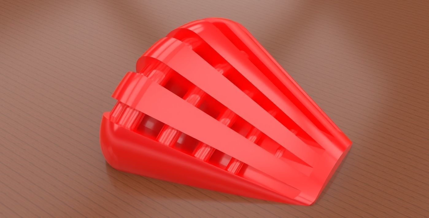 A fully printable doorstop 3D model 3D printable | CGTrader