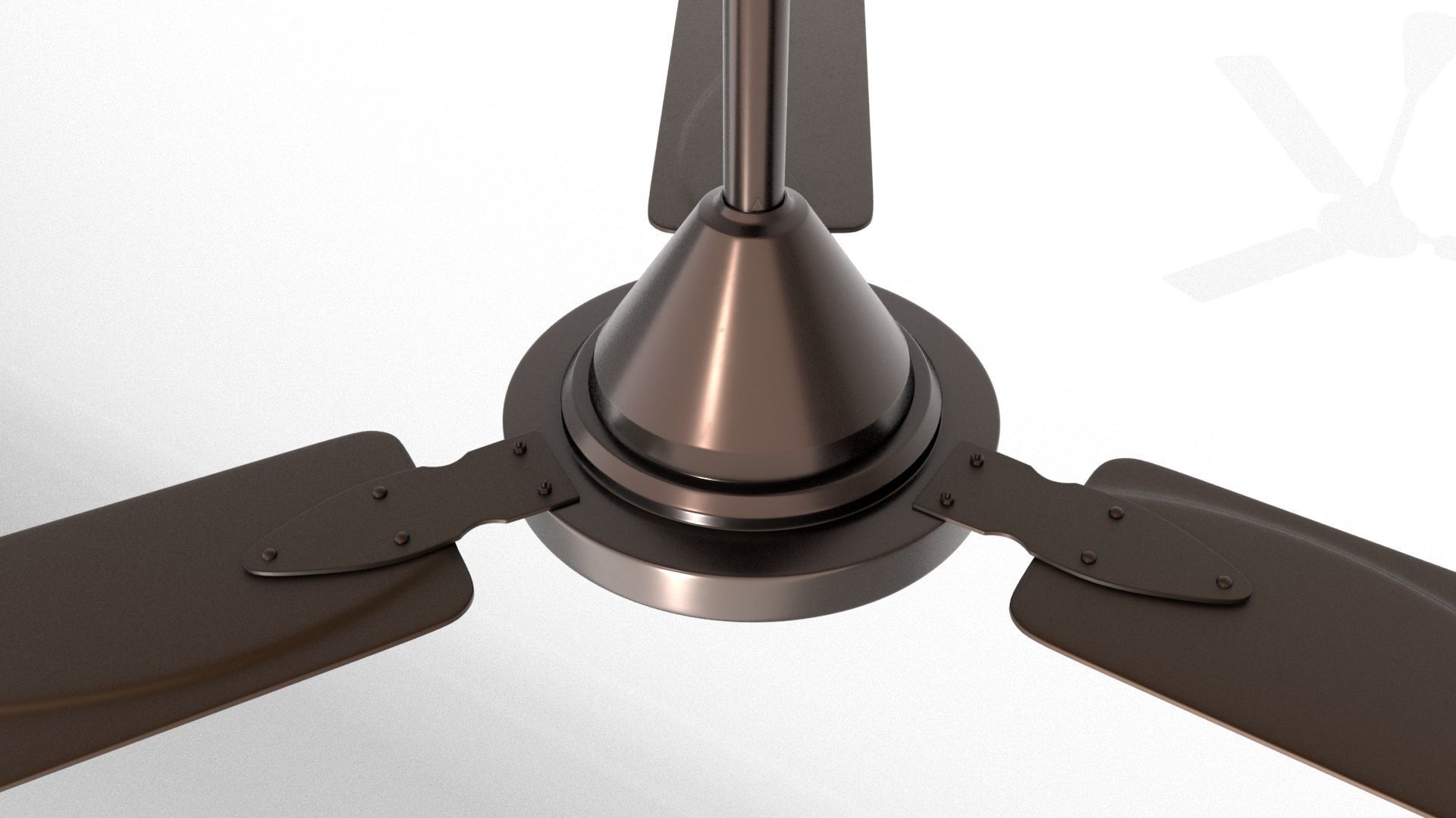 Ceiling Fan 05 Low-poly 3D model_4