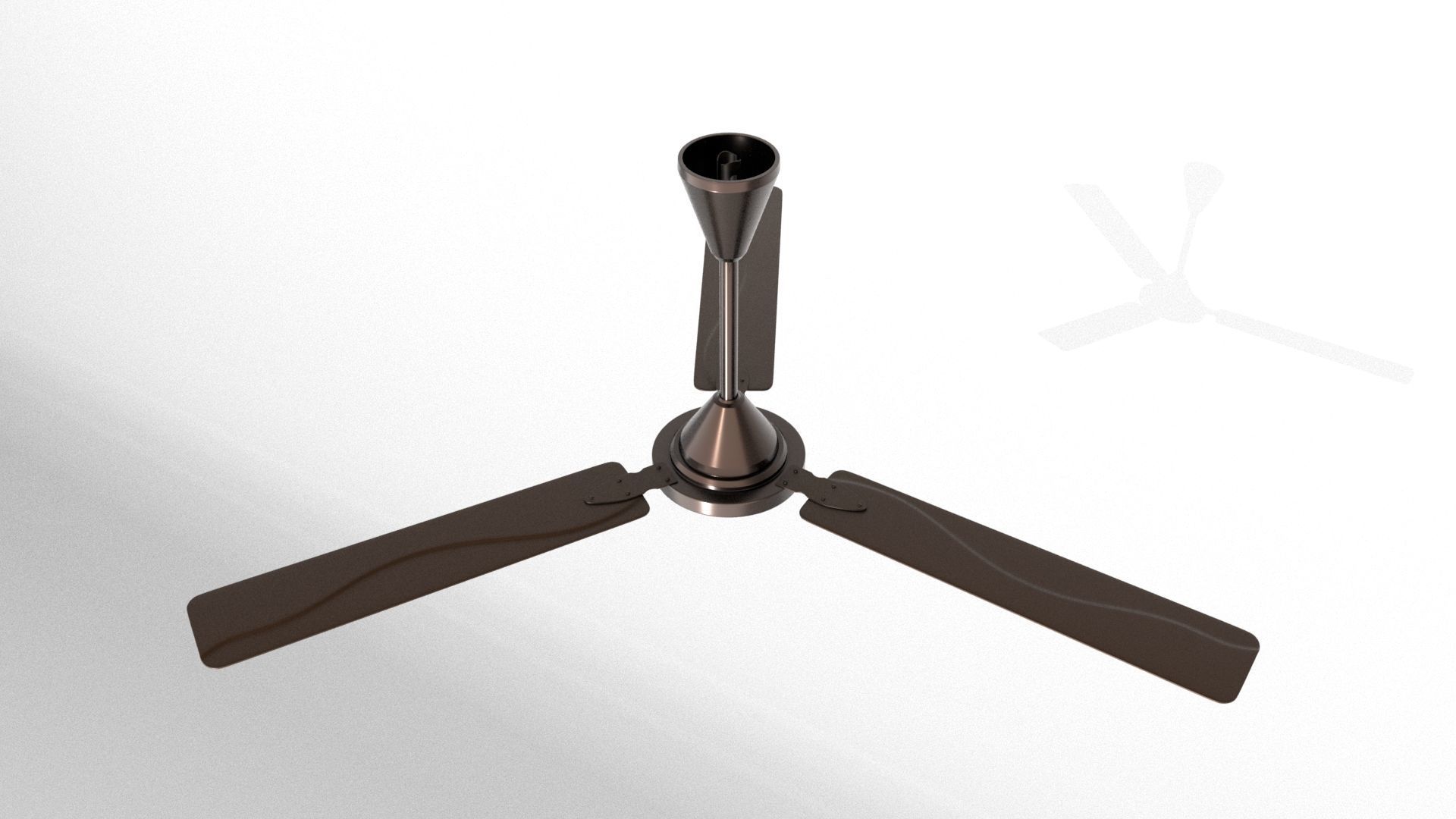 Ceiling Fan 05 Low-poly 3D model_3