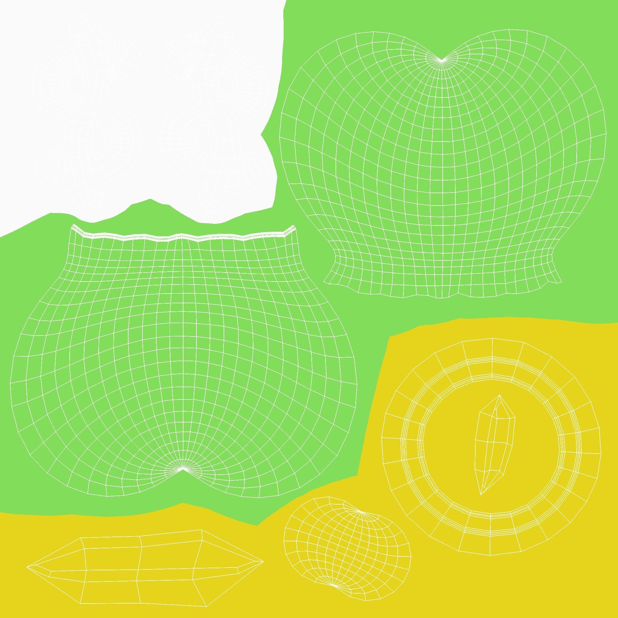 Prop03 Bags of Money  Low-poly 3D model_12