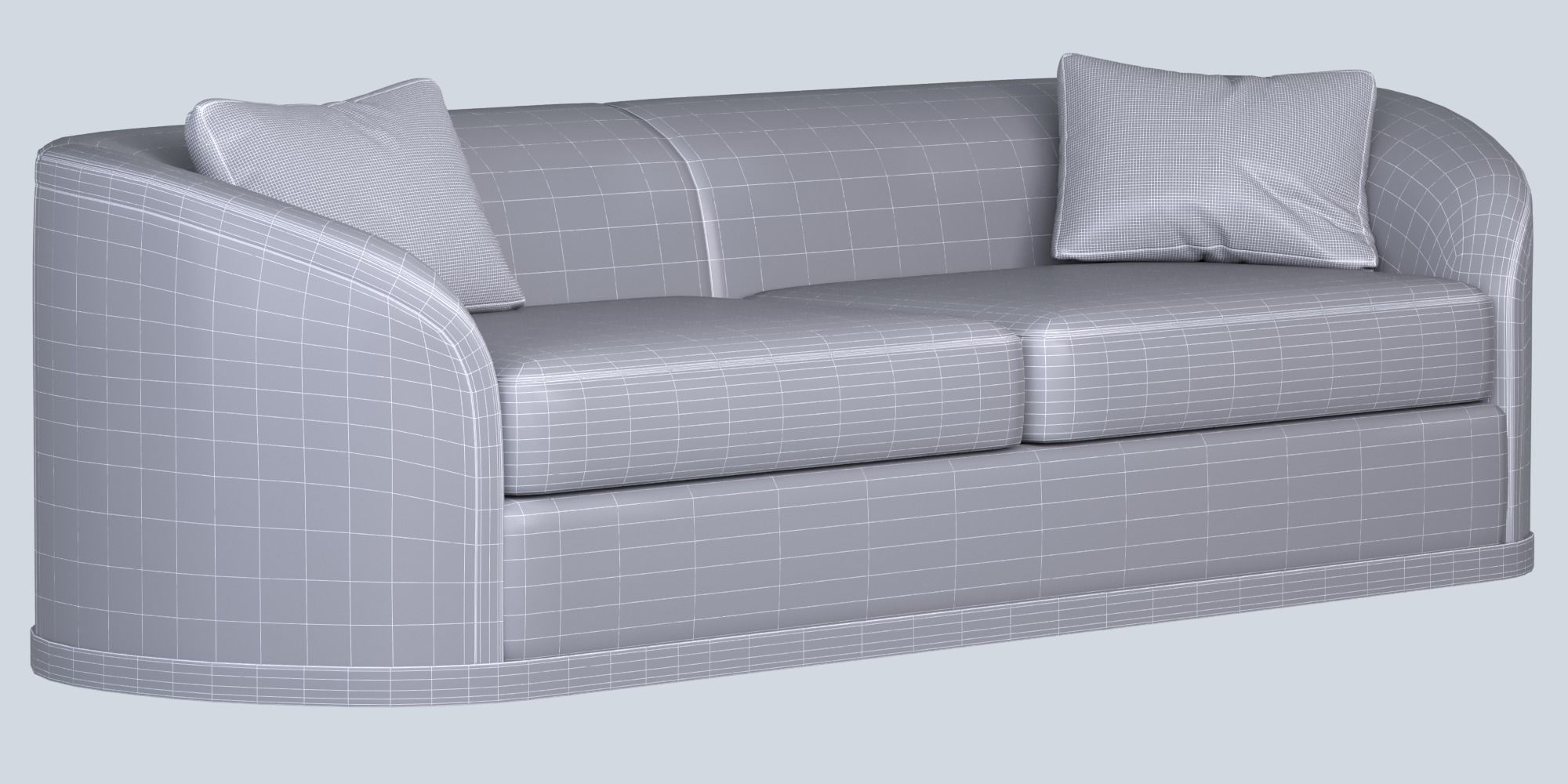 Anderson sofa Low-poly 3D model_5