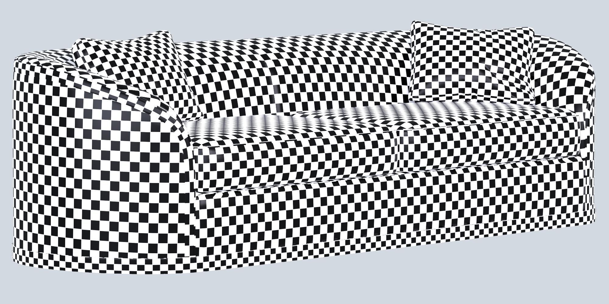 Anderson sofa Low-poly 3D model_6