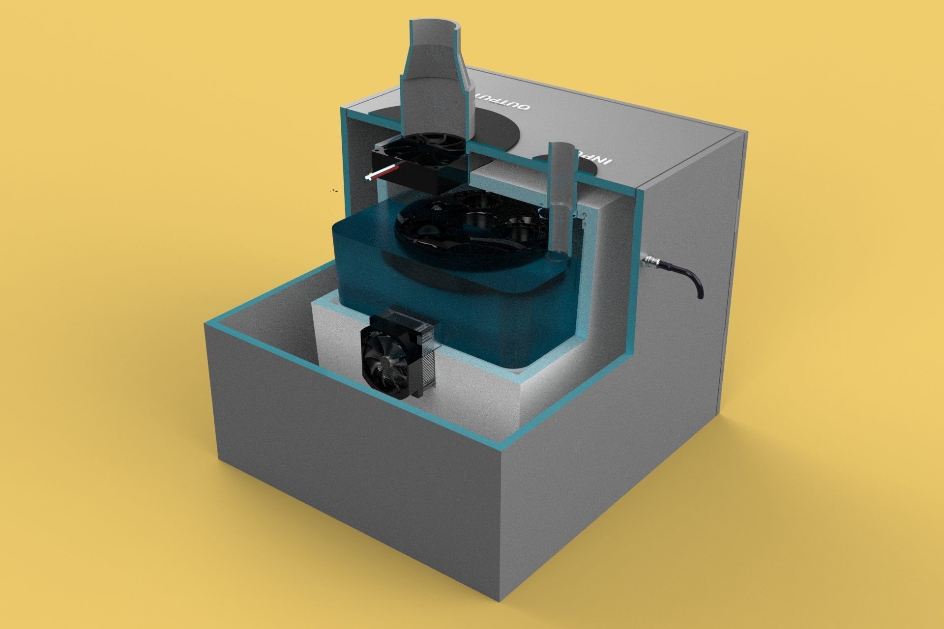 FOG ULTRASONIC HUMIDIFIER MIST AIR SYSTEM AGRICULTURAL FARM 3D model_1