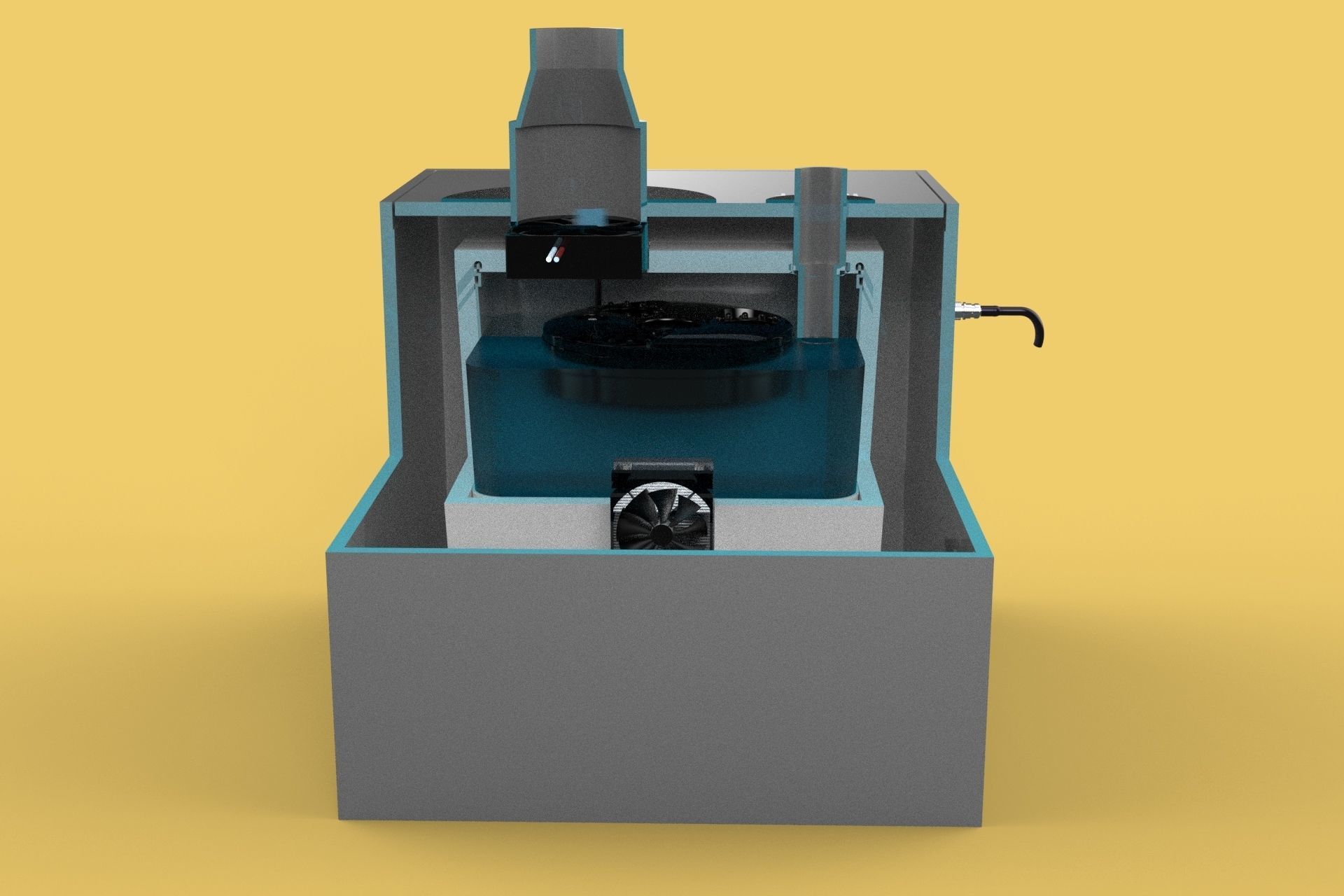 FOG ULTRASONIC HUMIDIFIER MIST AIR SYSTEM AGRICULTURAL FARM 3D model_3