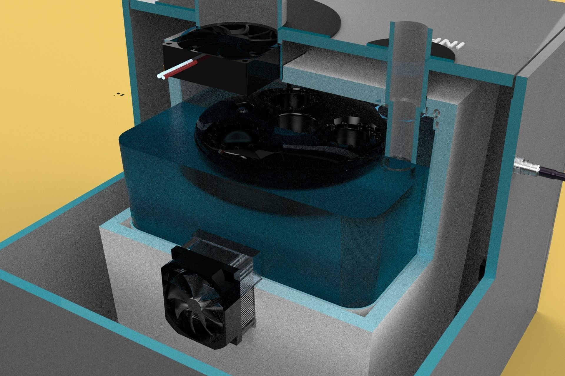 FOG ULTRASONIC HUMIDIFIER MIST AIR SYSTEM AGRICULTURAL FARM 3D model_5