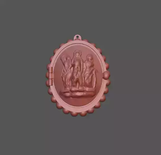 Agatha Harkness Necklace - Brooch STL