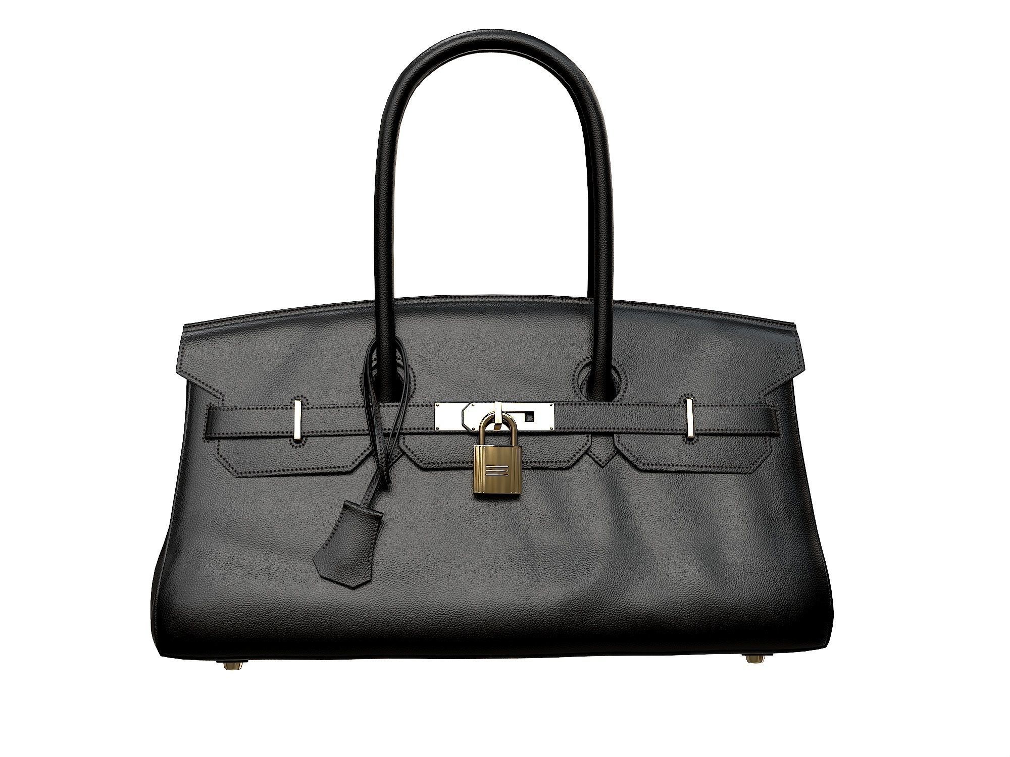 Hermes Birkin Bag 42 3D Model Collection_5