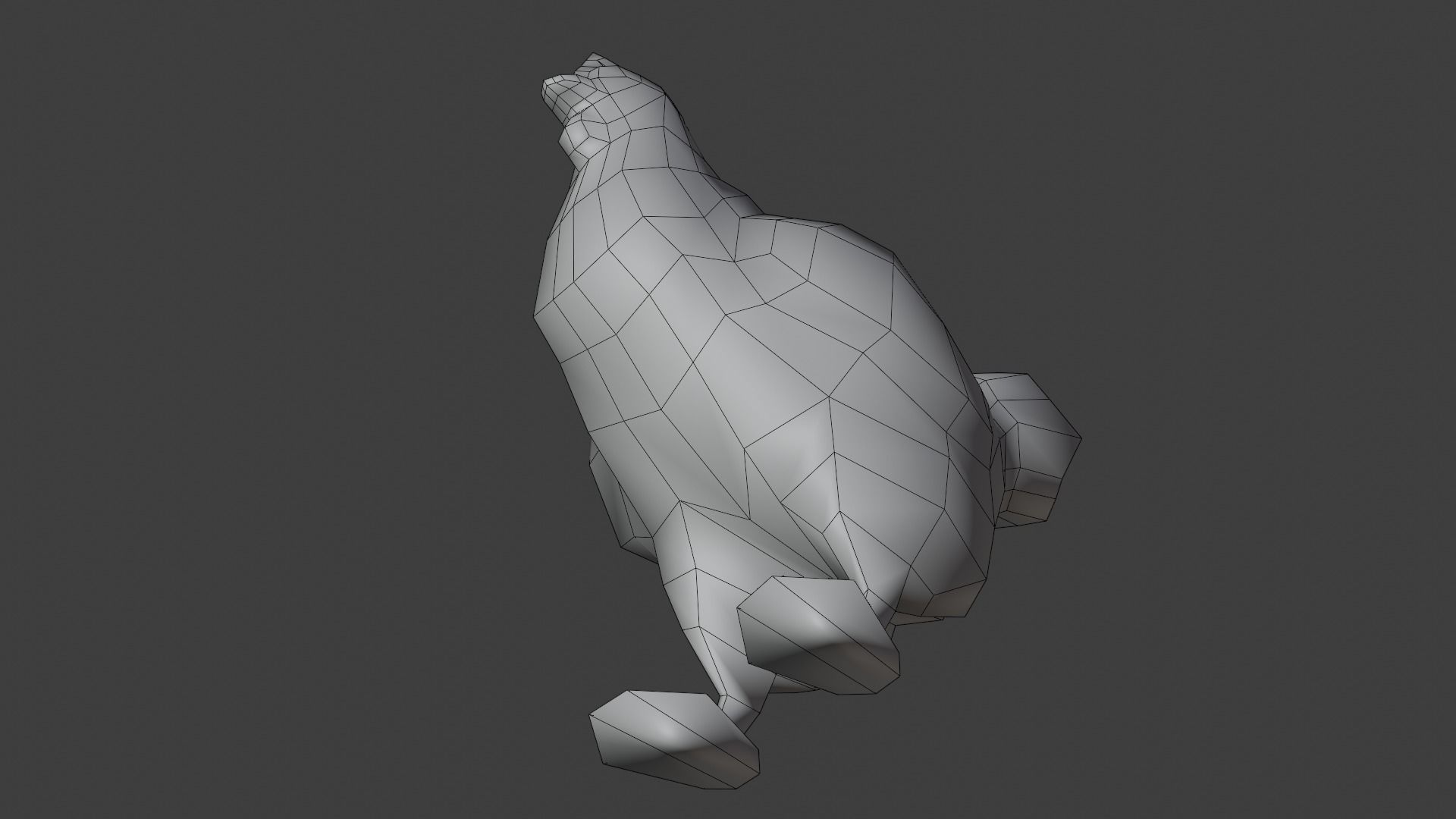 Chicken - Hand Painted 3D model_7