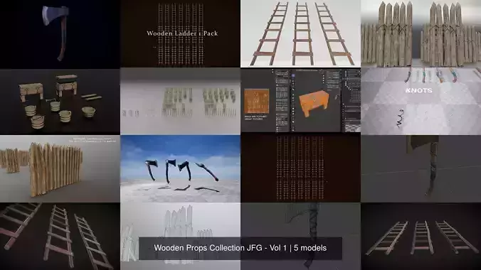 Wooden Props Collection JFG - Vol 1 