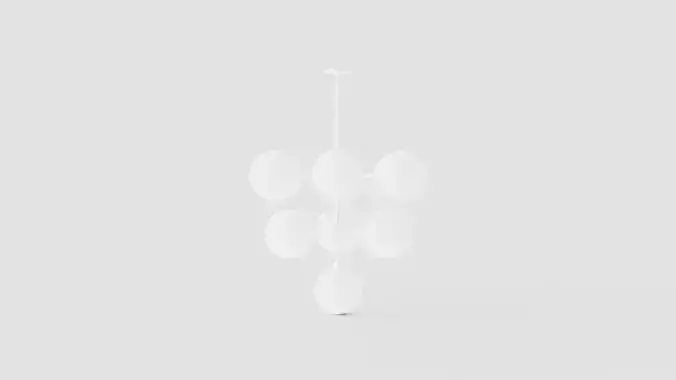 Ashleigh Chandelier - Silver