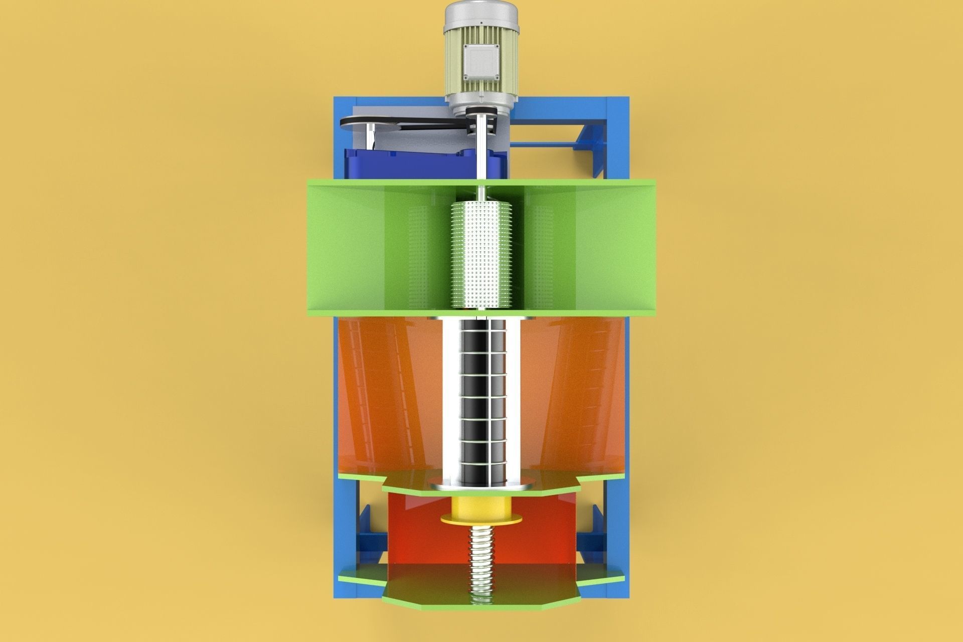 COCONUT EXTRACTOR MILK SQUEEZER PRESS JUICER 3D model | CGTrader