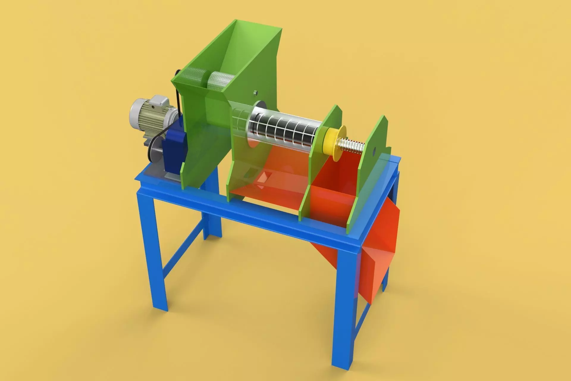 COCONUT EXTRACTOR MILK SQUEEZER PRESS JUICER 3D model