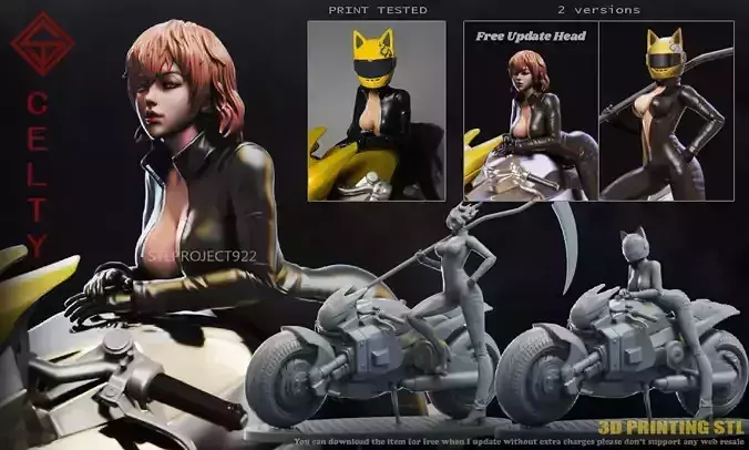 Celty 3D print model