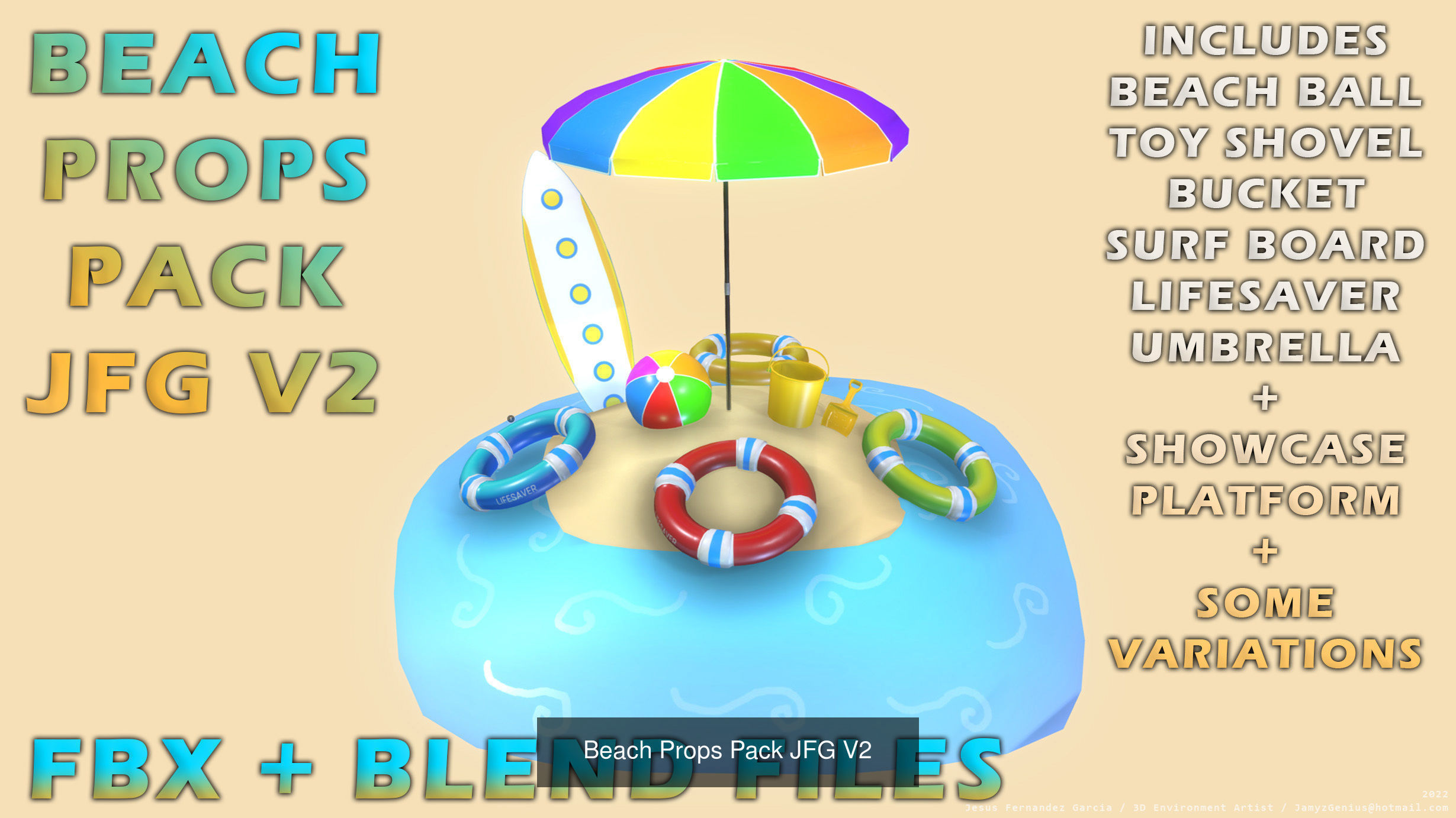Beach Props and Clouds Collection Vol 1 _1