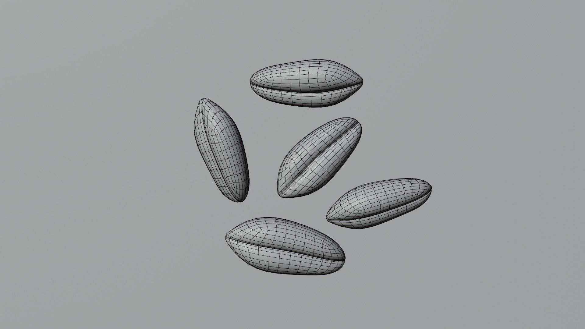 WHEAT SEEDS 3D model_16