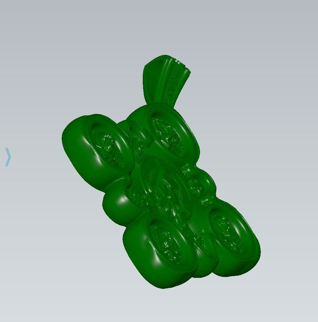 Jesus with marry  3D print model_3