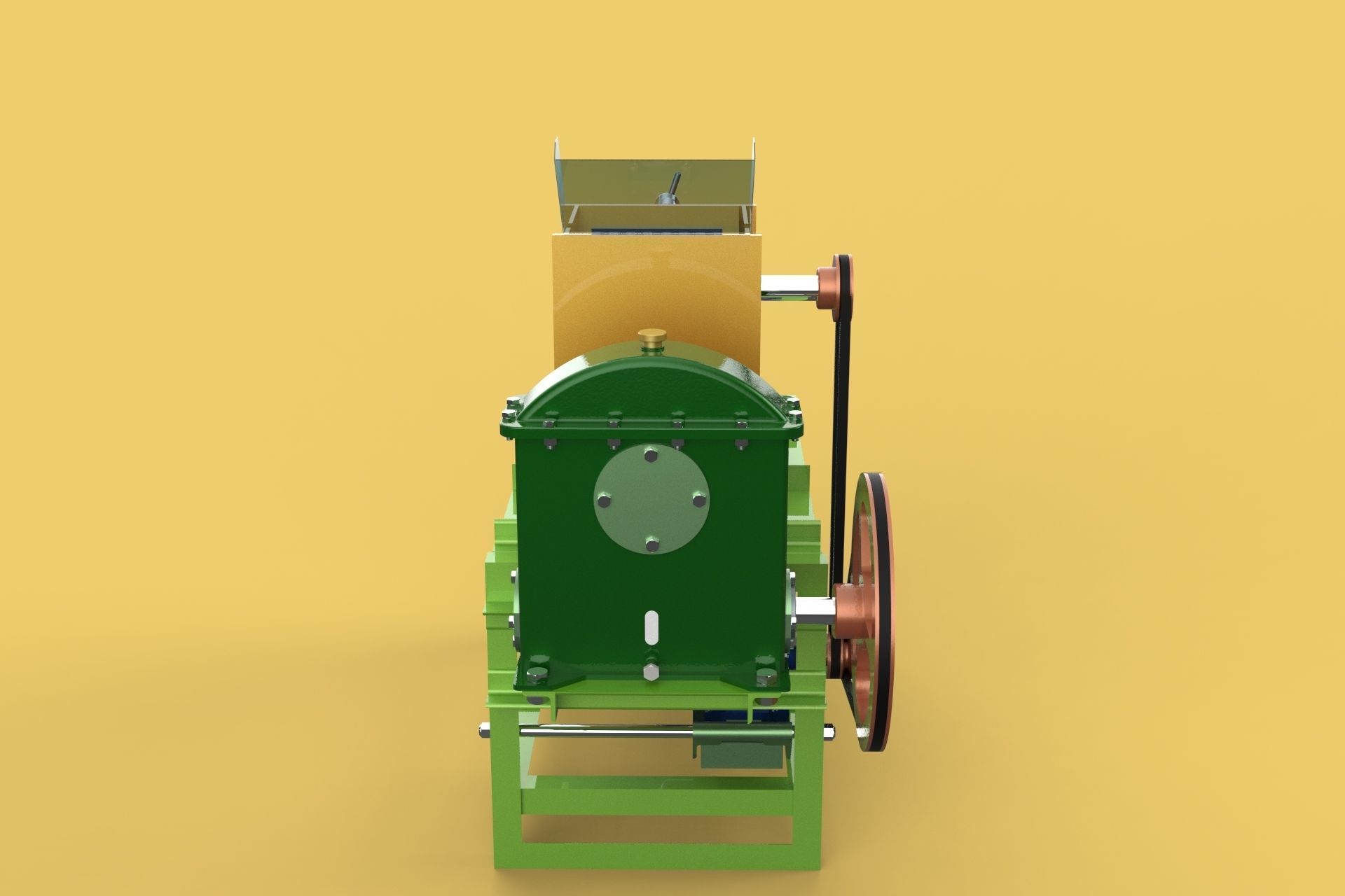 SQUEEZER COCONUT MILK CREAM EXTRACTOR PRESS JUICER SHREDDER 3D model_5