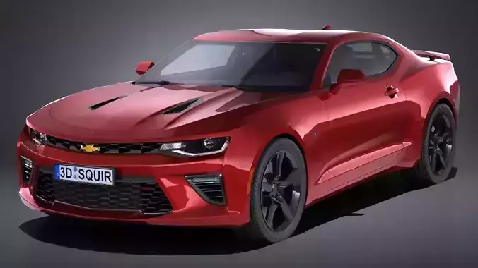 Chevrolet Camaro SS CG 2017 LowPoly